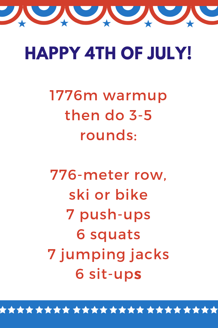 rowing workout of the day